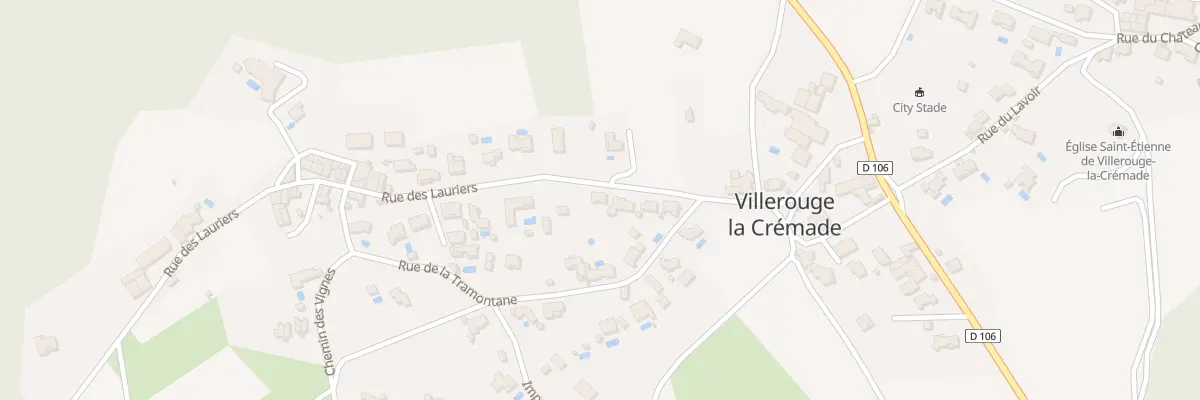 Plan du 13 Rue des Lauriers (Villerouge) à Fabrezan