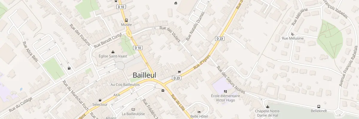 Plan du 19 Rue d’Ypres à Bailleul