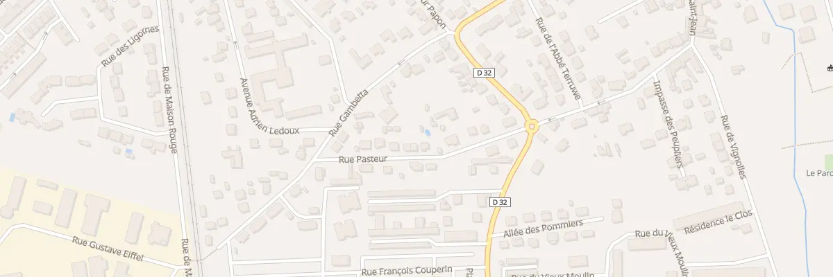 Plan du 12 Rue Pasteur à Gretz-Armainvilliers