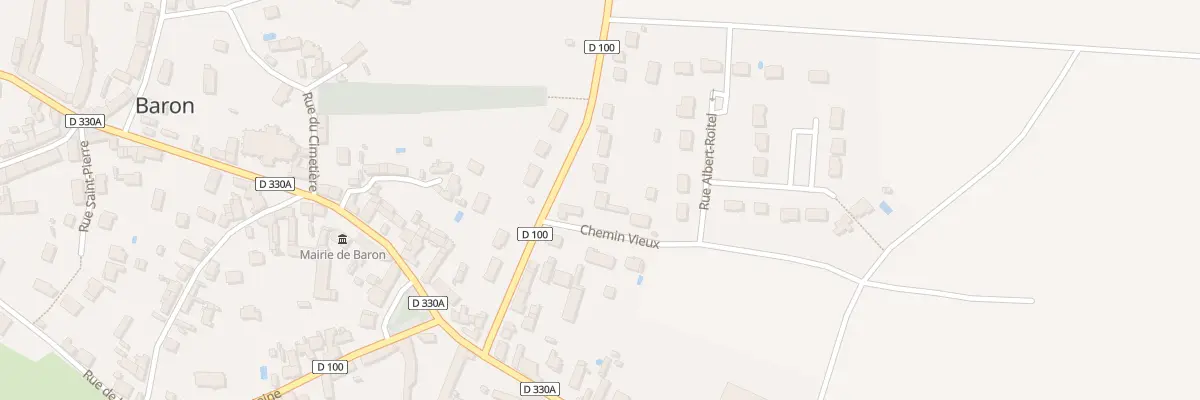 Plan du 16 Rue de Beaulieu à Baron