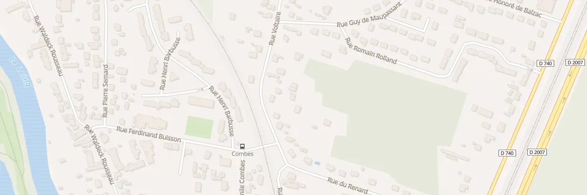 Plan du 12 Rue Voltaire à Châlette-sur-Loing