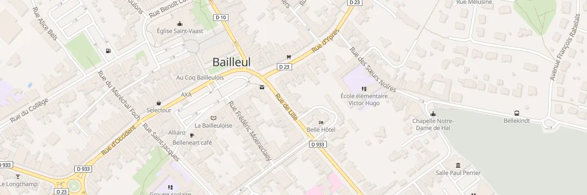 Plan du 7 Rue de Lille à Bailleul