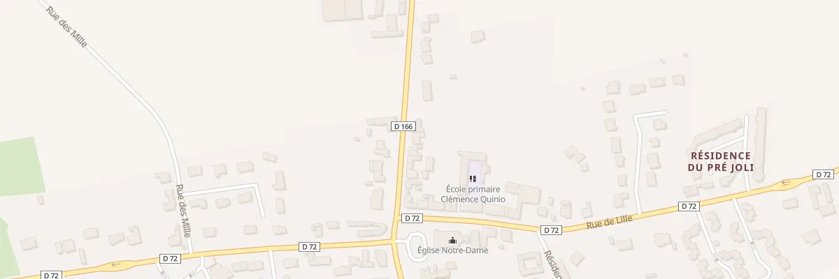 Plan du 77 Rue des Cailloux à Festubert