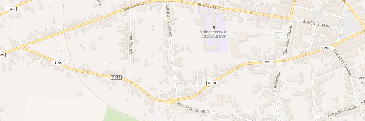Plan du 12 Rue Jean Dumazet à Commentry