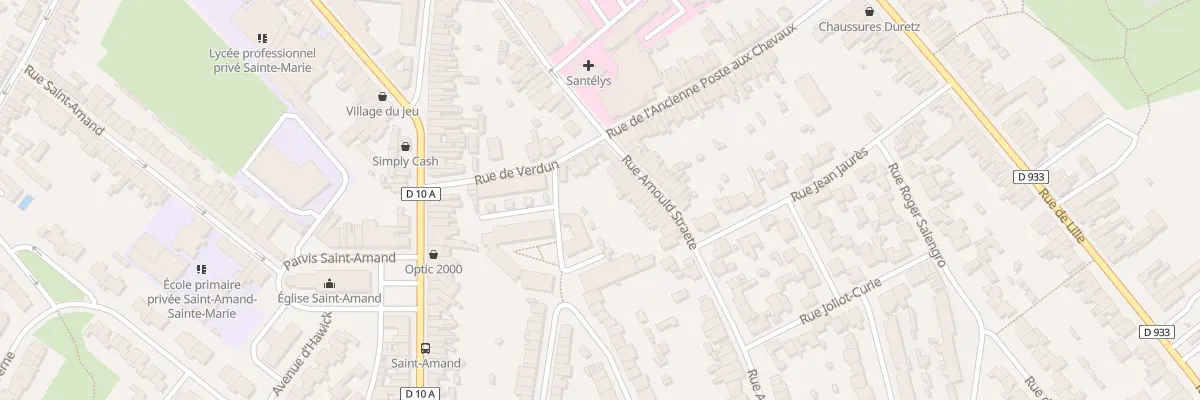 Plan du 30 Rue Arnould Straete à Bailleul