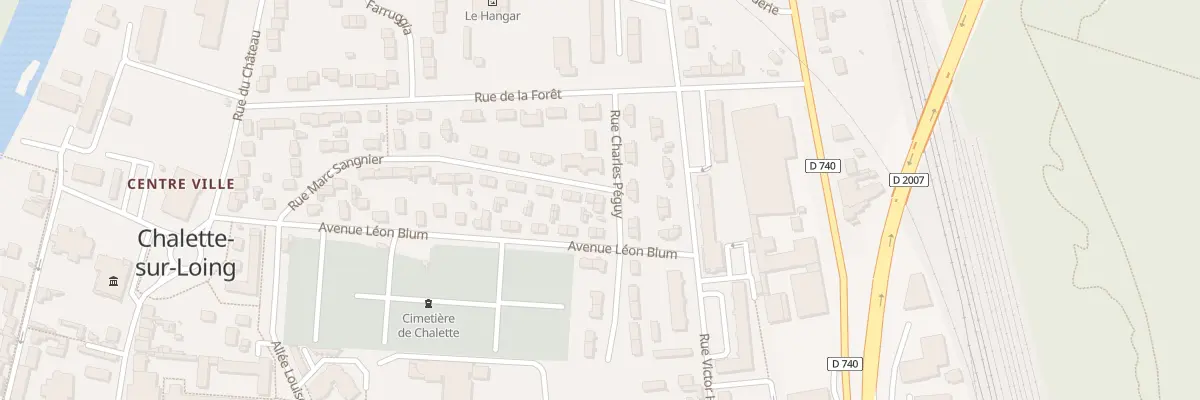Plan du 34 Rue Marc Sangnier à Châlette-sur-Loing