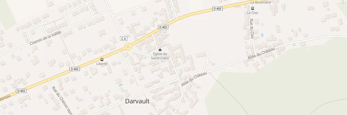 Plan du 11 Rue de la Liberté à Darvault