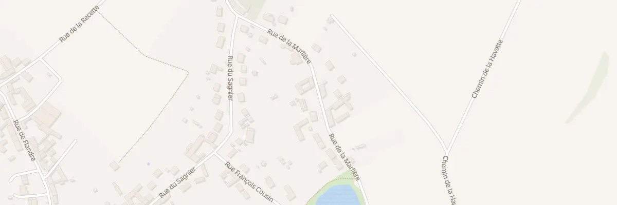 Plan du 221 Rue de la Marlière à Conchy-les-Pots