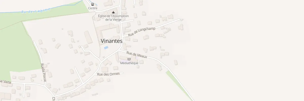Plan du 8 Rue de Meaux à Vinantes
