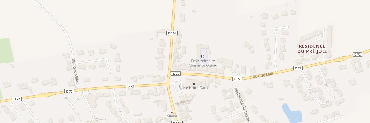 Plan du 25 Rue des Cailloux à Festubert