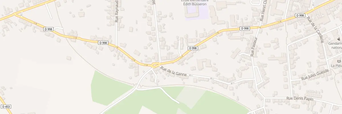 Plan du 46 Rue de la République à Commentry