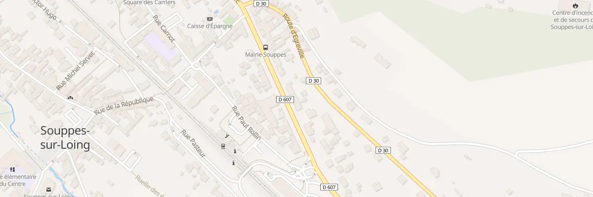 Plan du 40 Av Marechal Leclerc à Souppes-sur-Loing