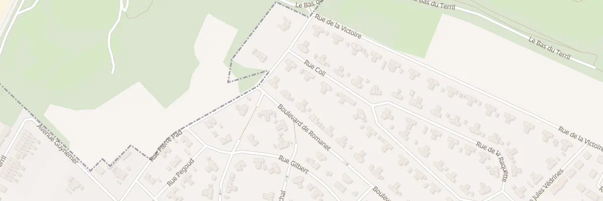 Plan du 44 Bd de Romanet à Grenay