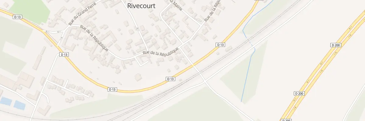 Plan du 2 Rue de l’Oise à Rivecourt