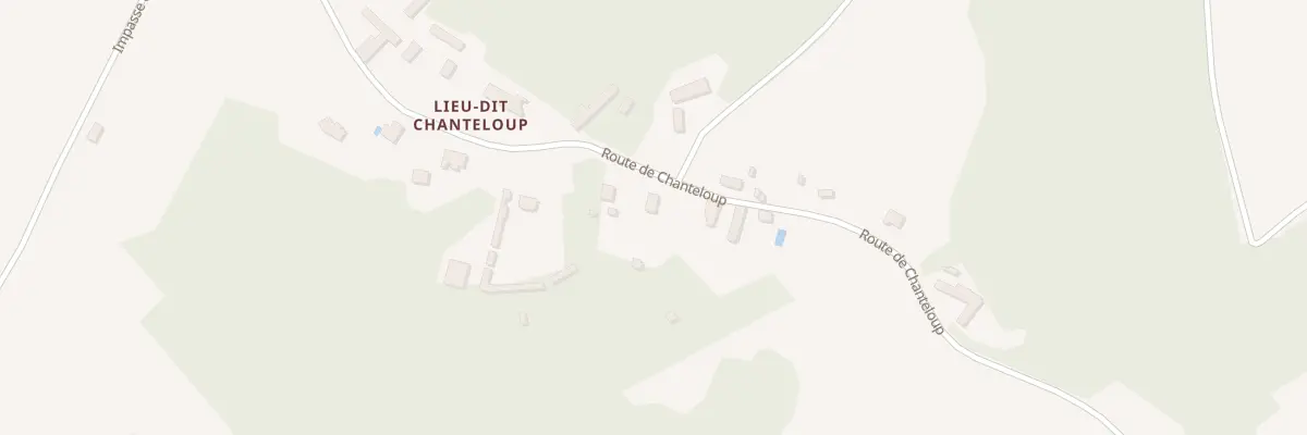 Plan du 22 Rte de Chanteloup à Girolles