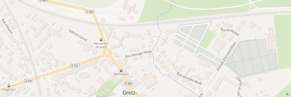 Plan du 22 Rue Georges Wodli à Gretz-Armainvilliers