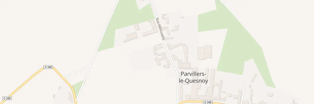 Plan du 5 Rue Milhouette à Parvillers-le-Quesnoy