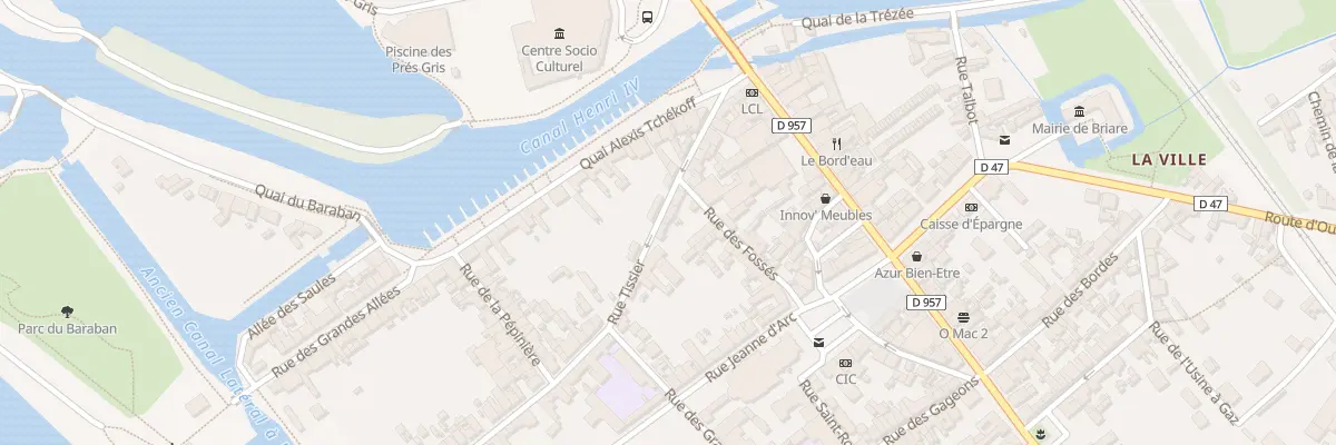 Plan du 23 Rue Tissier à Briare