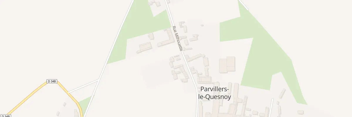Plan du 7 Rue Milhouette à Parvillers-le-Quesnoy