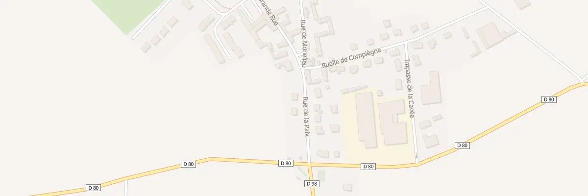Plan du 2 Rue de la Paix à Lachelle