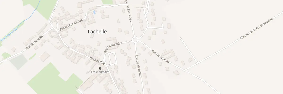 Plan du 2 Rue des Vignes à Lachelle