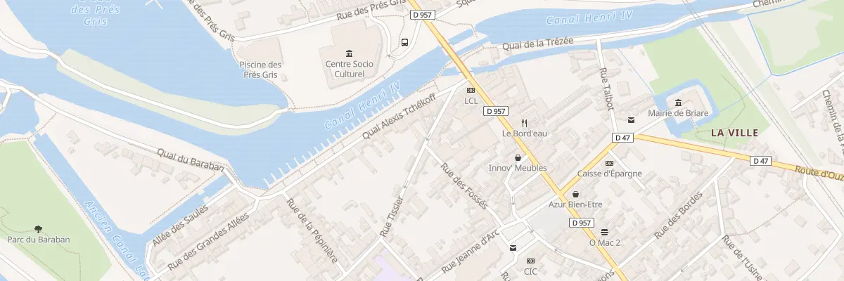 Plan du 4 Rue Tissier à Briare