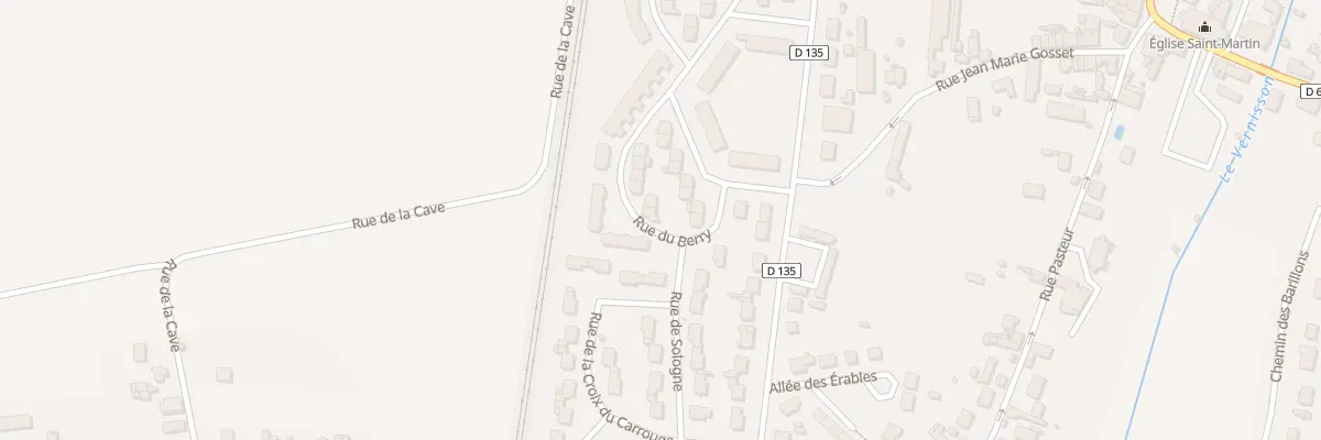 Plan du 18 Rue du Berry à Nogent-sur-Vernisson