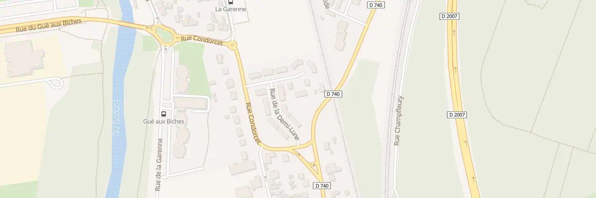 Plan du 25 Rue de la Demi - Lune à Châlette-sur-Loing