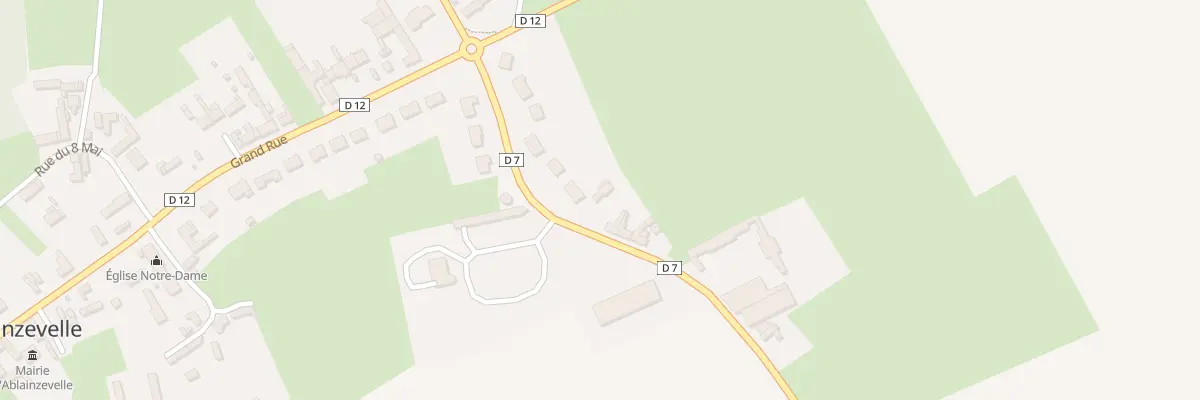 Plan du 2 Rue d’Achiet à Ablainzevelle