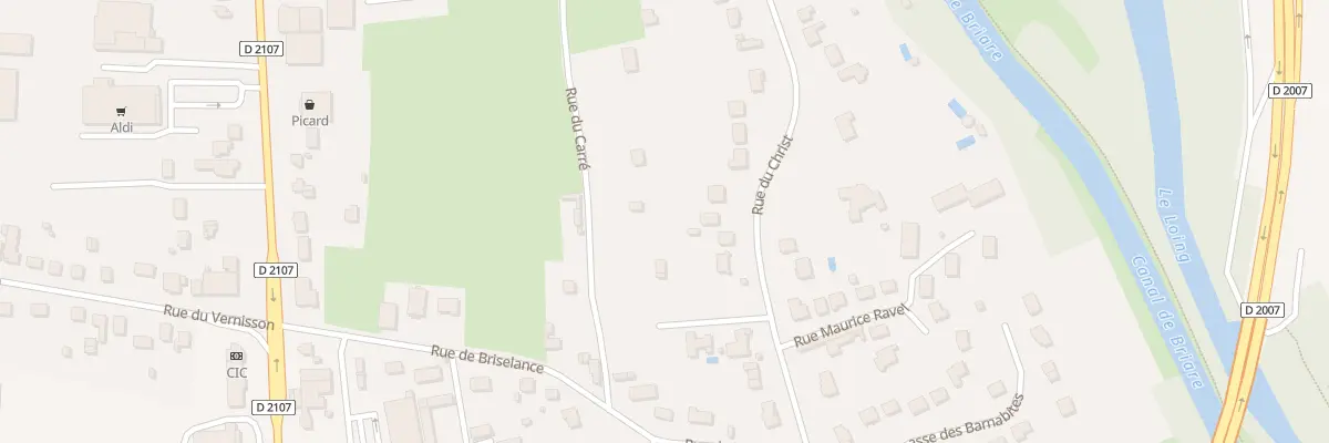 Plan du 850 Rue du Christ à Amilly