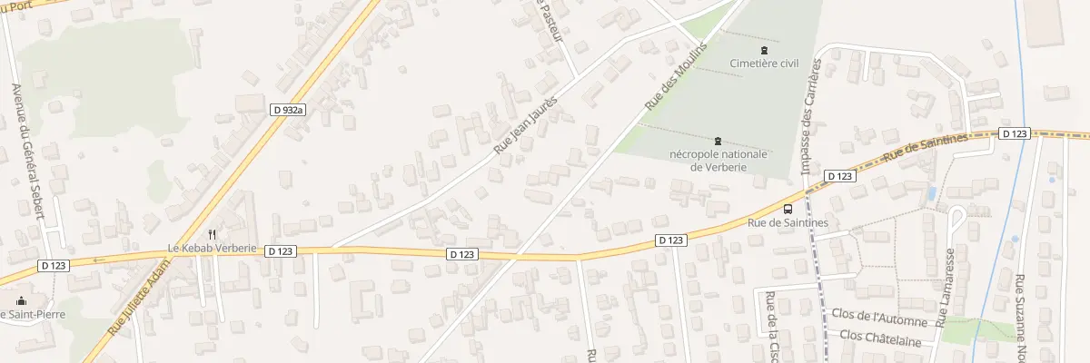 Plan du 5B Rue des Moulins à Verberie