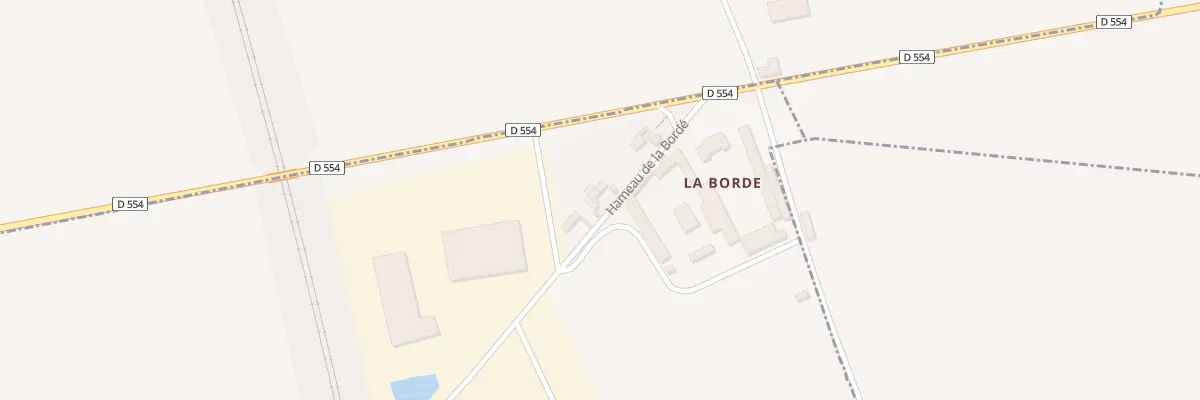 Plan du 16 Ham de la Borde à Raray