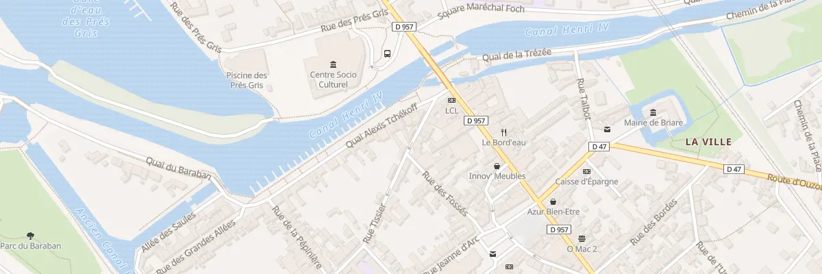 Plan du 2B Rue Tissier à Briare