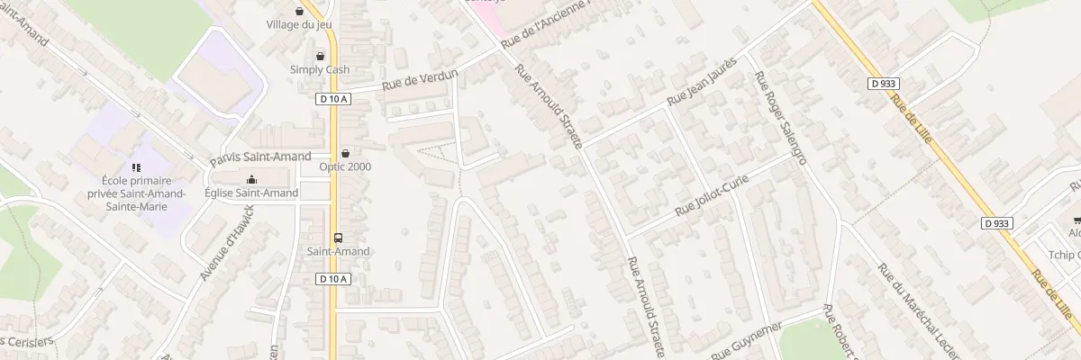Plan du 56 Rue Arnould Straete à Bailleul