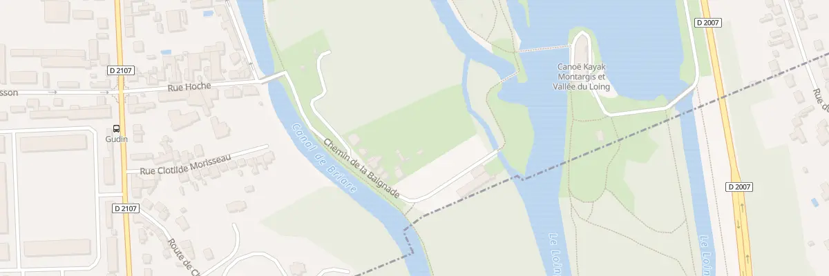 Plan du 4 Che de la Baignade à Montargis