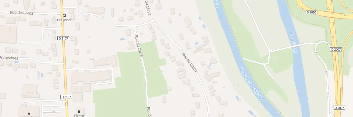 Plan du 592 Rue du Christ à Amilly