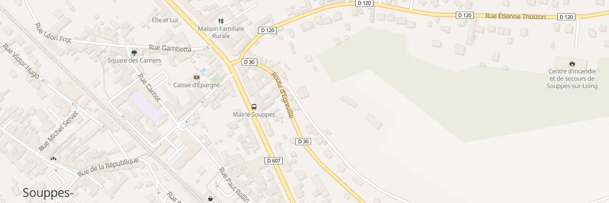 Plan du 3 Rue Ancienne Route d’Egreville à Souppes-sur-Loing