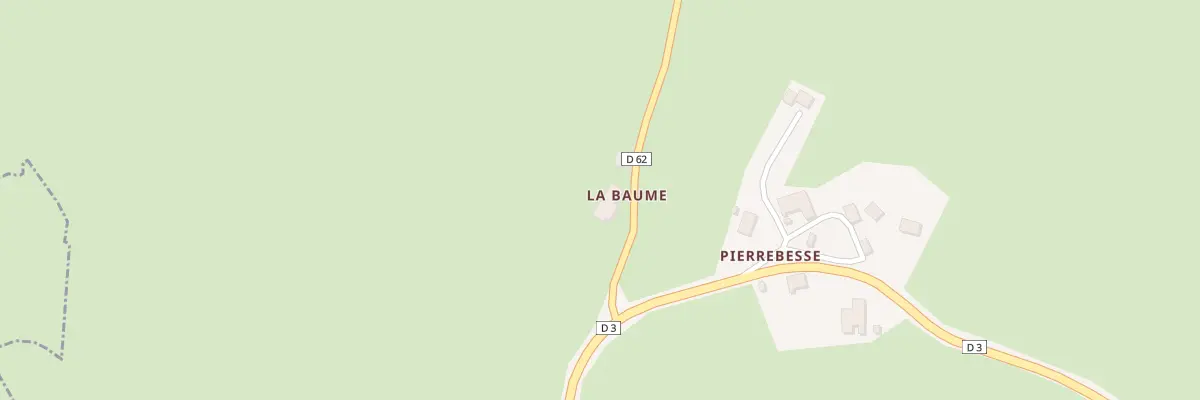 Plan du 5036 Pierrebesse à Cheylade