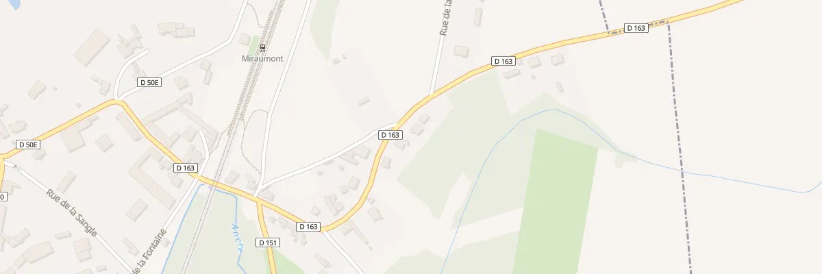 Plan du 28 Rue des Sources à Miraumont