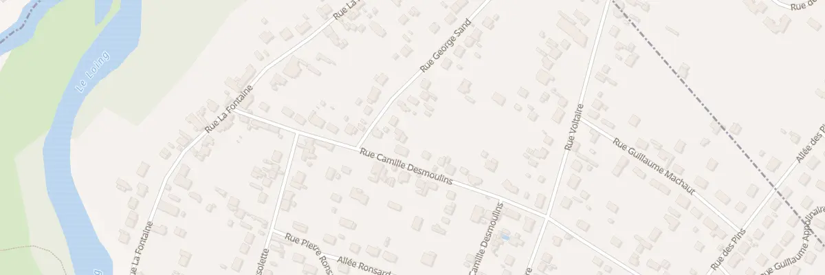 Plan du 17 Rue Camille Desmoulins à Châlette-sur-Loing