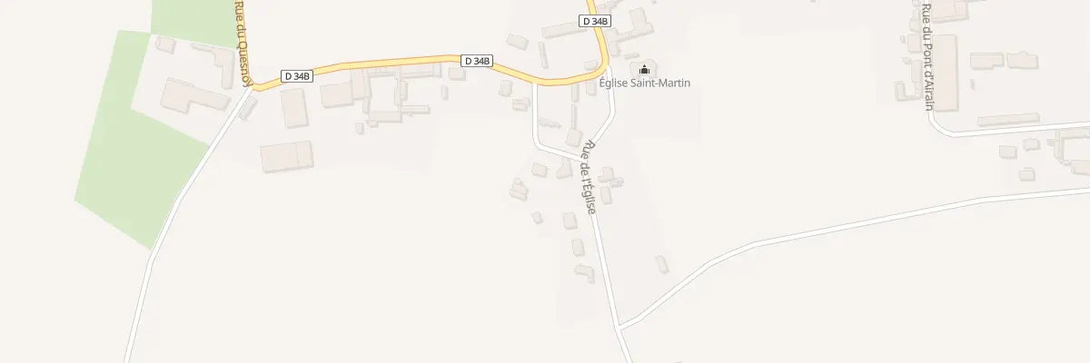 Plan du 5035F Rue Claude Chappe à Parvillers-le-Quesnoy