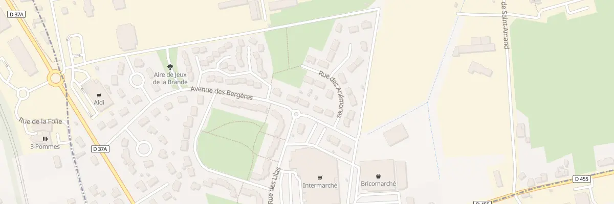 Plan du 13 Av des Bergères à Malicorne