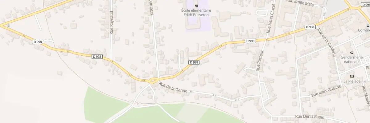Plan du 36B Rue de la République à Commentry