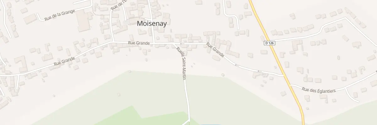 Plan du 6 Rue Grande à Moisenay