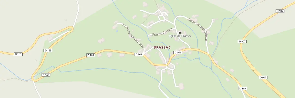Plan du 5740F Brassac à Saint-Pons-de-Thomières