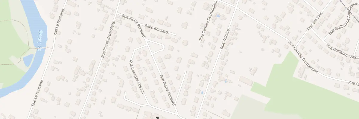 Plan du 13 Rue Pierre Ronsard à Châlette-sur-Loing