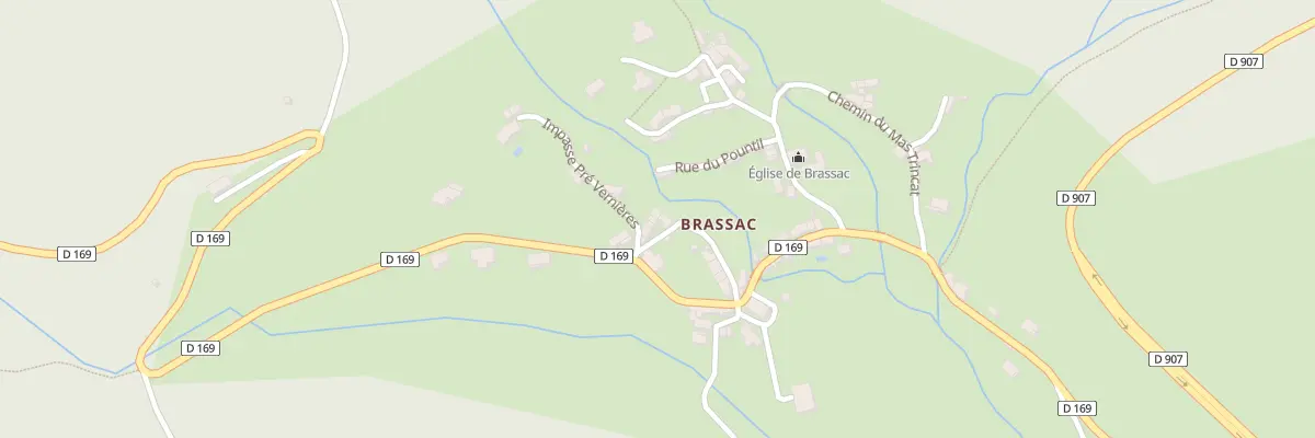 Plan du 5533 Brassac à Saint-Pons-de-Thomières