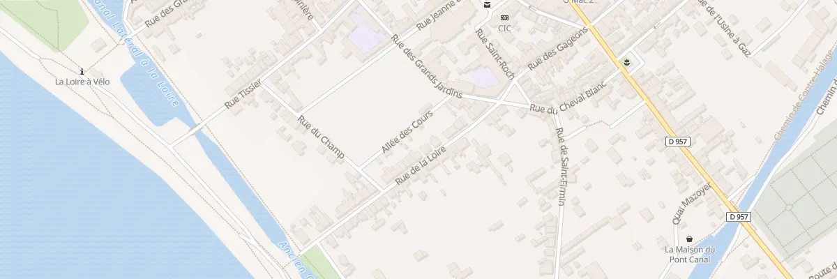 Plan du 10B Rue de la Loire à Briare