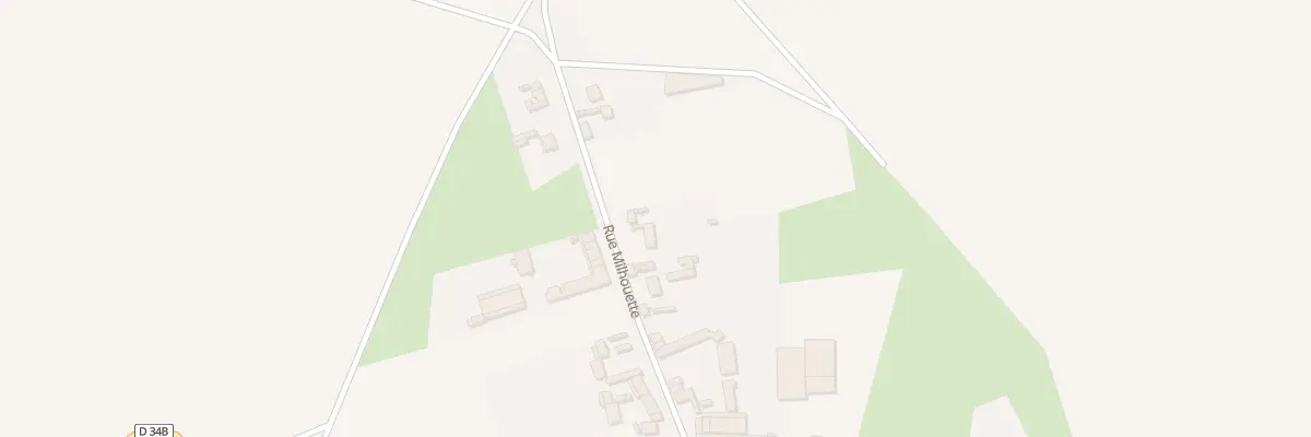 Plan du 12 Rue Milhouette à Parvillers-le-Quesnoy