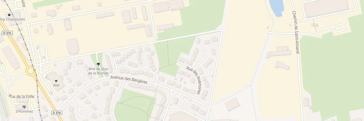 Plan du 11 Rue des Anémones à Malicorne